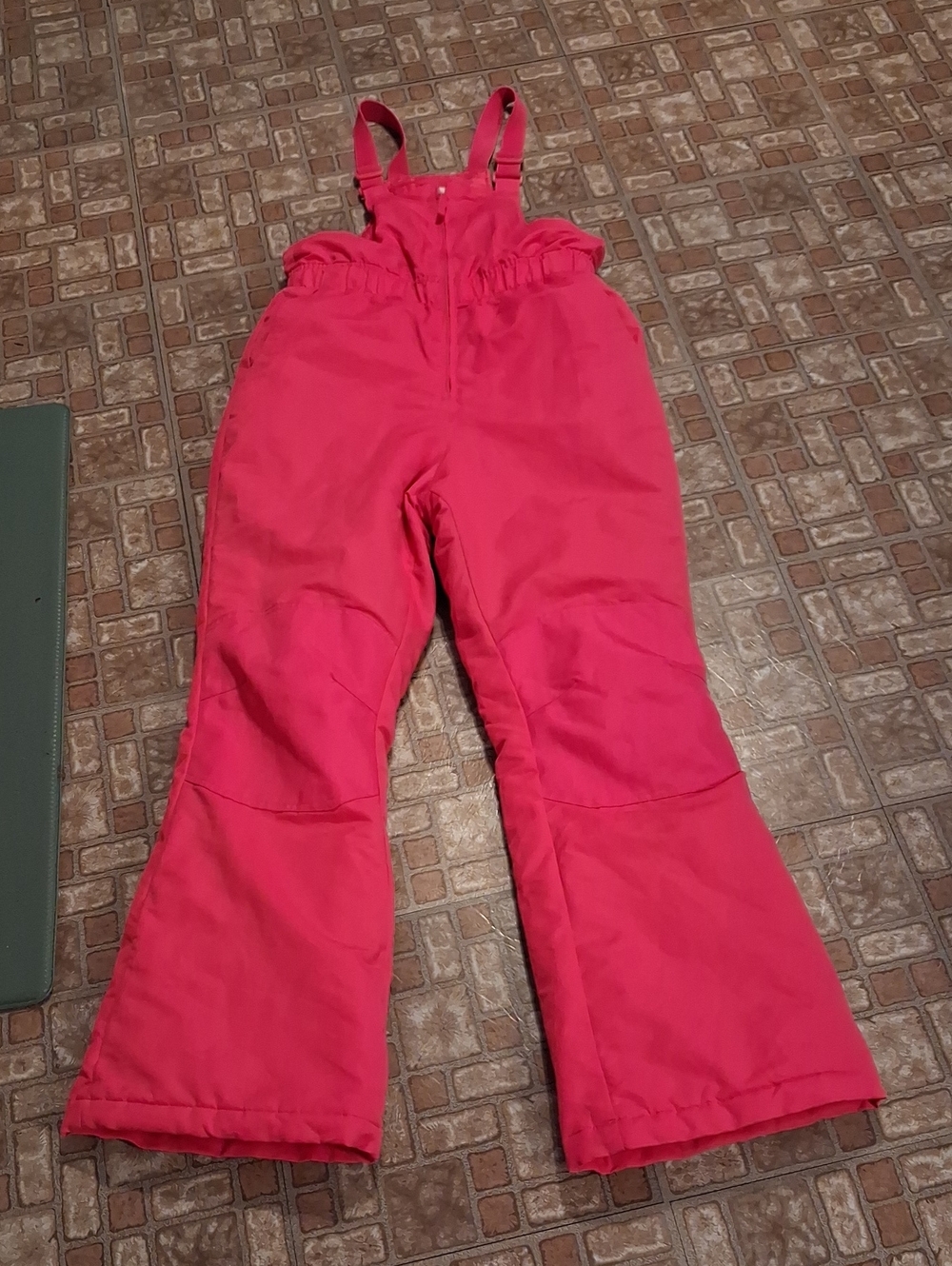 Faded Glory Hot Pink Kids Snow Overalls Xlarge 14-16 Ski Pants